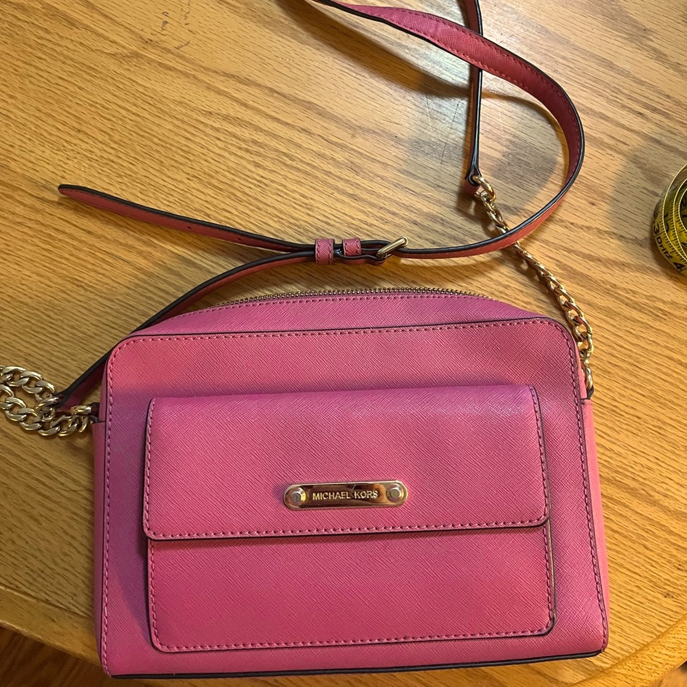 Michael Kors pink crossbody